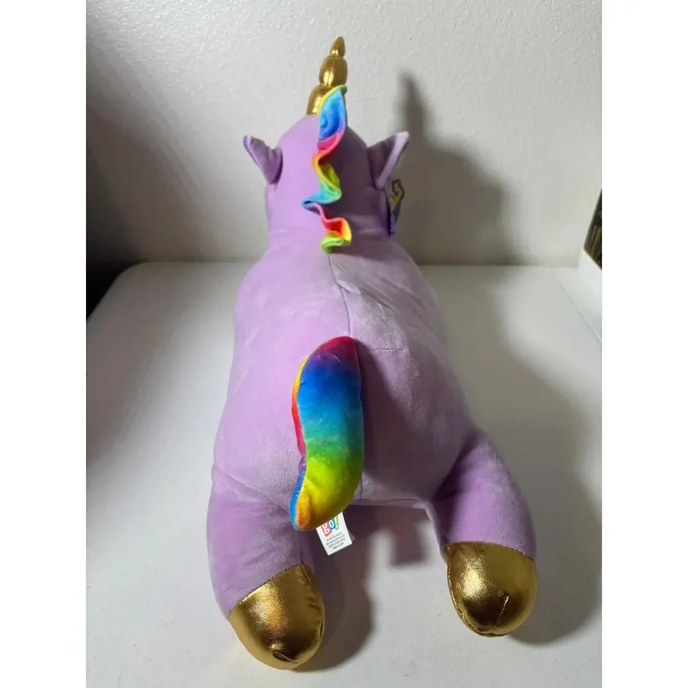 Snoozimals NWT Purple Unicorn Pillow Plush 20